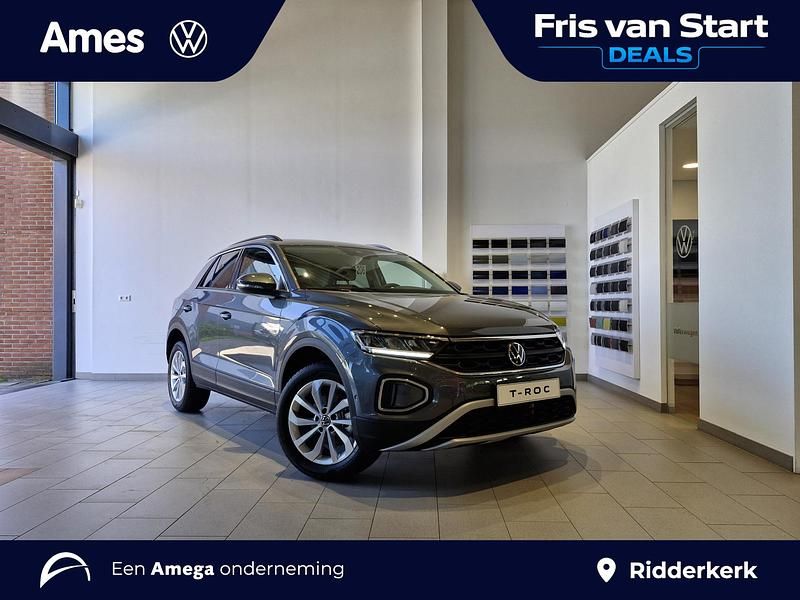 Grijs Nieuw 2025 VW T-Roc Edition SUV | € 30.990 (Super prijs) - Afbeelding 1/4