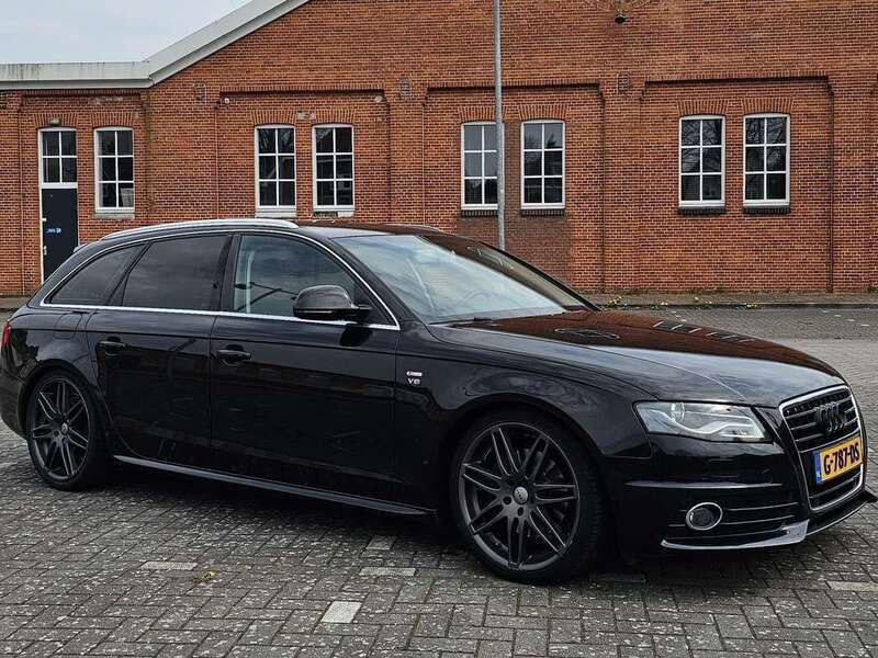 Zwart Gebruikt 2008 Audi A4 Stationwagen | € 8.750 (Super prijs) - Afbeelding 1/4