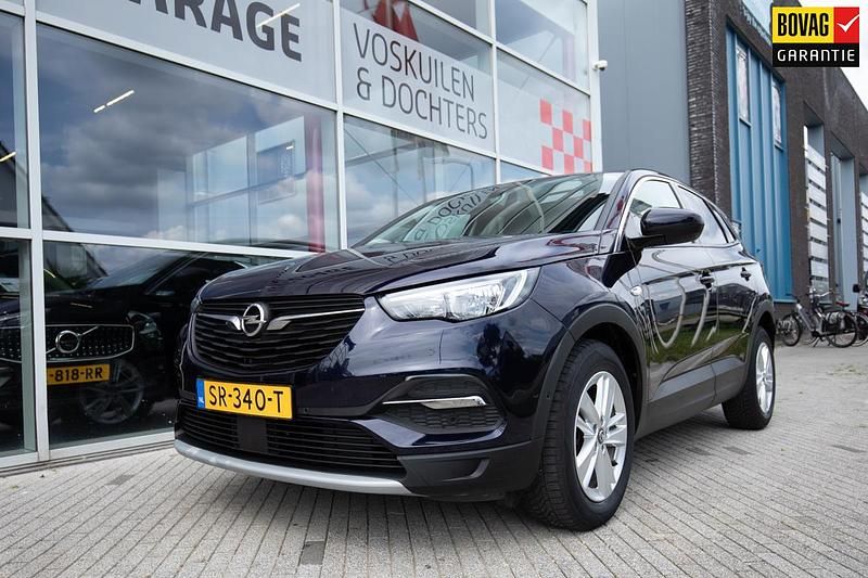 Blauw Gebruikt 2018 Opel Grandland X Innovation SUV | € 16.950 (Eerlijke prijs) - Afbeelding 1/4