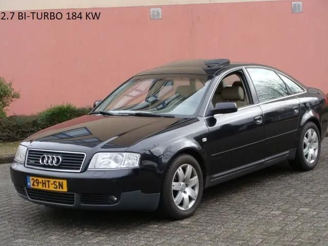 Zwart Gebruikt 2001 Audi A6 Exclusive Sedan | € 5.949 - Afbeelding 1/4