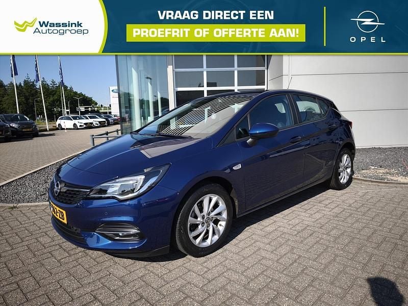 Blauw Gebruikt 2021 Opel Astra Elegance Hatchback | € 15.935 (Eerlijke prijs) - Afbeelding 1/4