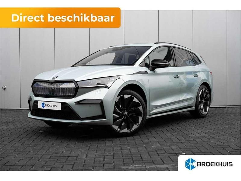 Grijs Gebruikt 2024 Skoda Enyaq iV SportLine SUV | € 42.995 - Afbeelding 1/4