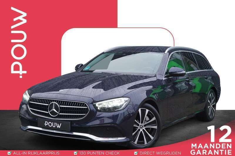 Blauw Gebruikt 2022 Mercedes E300 Luxury Stationwagen | € 35.900 (Super prijs) - Afbeelding 1/4