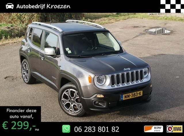 Grijs Gebruikt 2017 Jeep Renegade Limited SUV | € 11.450 (Goede deal) - Afbeelding 1/4
