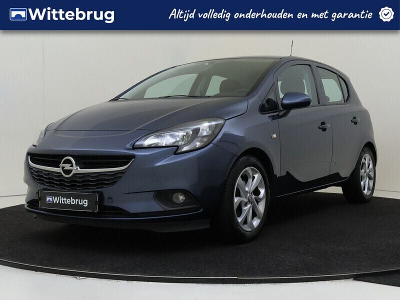 Blauw Gebruikt 2015 Opel Corsa Edition Hatchback | € 8.450 (Eerlijke prijs) - Afbeelding 1/3