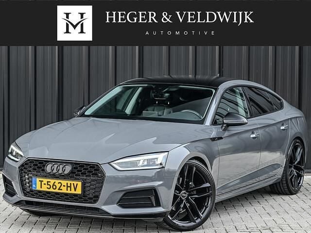 Grijs Gebruikt 2018 Audi A5 Sportback Sport Hatchback | € 18.400 (Super prijs) - Afbeelding 1/4