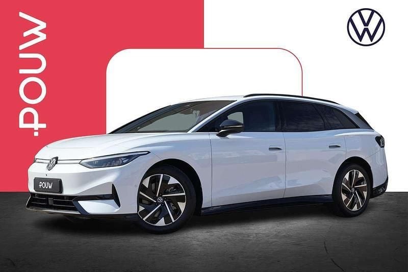 Wit, metallic lak Nieuw 2025 VW ID.7 Pro Sedan | € 50.450 (Super prijs) - Afbeelding 1/4