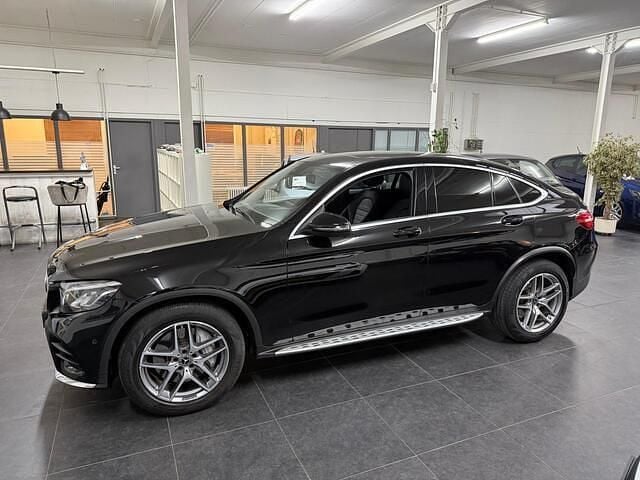Occasion Mercedes GLC300 AMG line 245 PK (180 kW) 2018 Zwart (metallic) Coupé