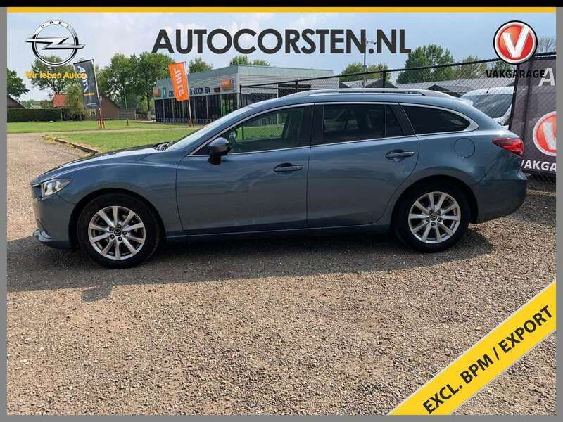 Blauw, metallic lak Gebruikt 2015 Mazda 6 Stationwagen | € 4.845 (Iets duurder) - Afbeelding 1/4