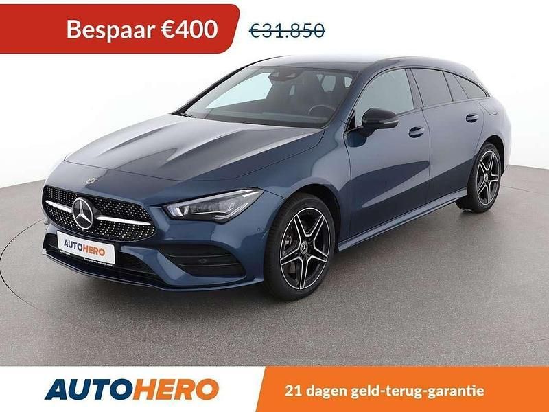 Blauw Gebruikt 2022 Mercedes CLA250e Shooting Brake AMG line Stationwagen | € 31.649 (Super prijs) - Afbeelding 1/3