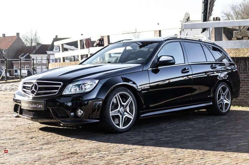 Zwart, metallic lak Gebruikt 2008 Mercedes C63 AMG AMG Stationwagen | € 34.995 (Iets duurder) - Afbeelding 1/3