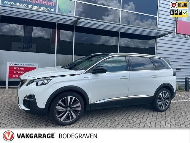 Wit Gebruikt 2020 Peugeot 5008 GT-line MPV | € 18.450 (Eerlijke prijs) - Afbeelding 1/4