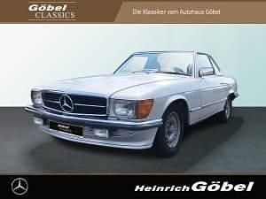 Zilverastralsilbermet. Gebruikt 1984 Mercedes SL500 Cabriolet | € 12.900 - Afbeelding 1/4