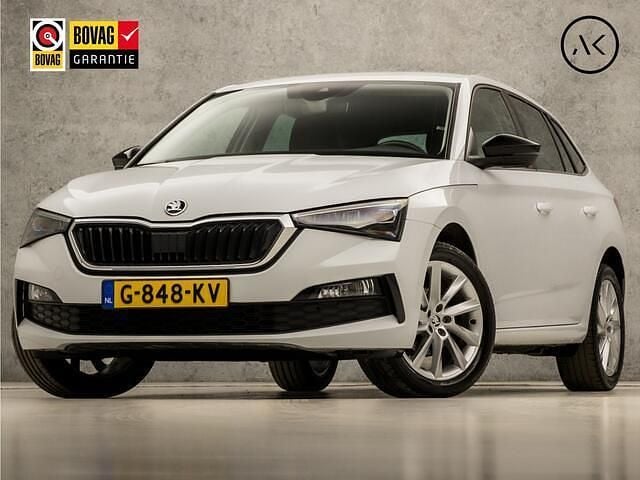 Wit Gebruikt 2019 Skoda Scala SportLine Hatchback | € 13.945 (Super prijs) - Afbeelding 1/4
