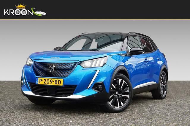 Blauw Occasion 2020 Peugeot e-2008 GTi SUV | € 16.900 (Eerlijke prijs) - Afbeelding 1/4