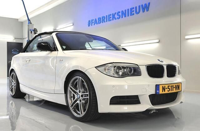 Wit Gebruikt 2012 BMW 135 Cabriolet Executive Cabriolet | € 34.950 - Afbeelding 1/4