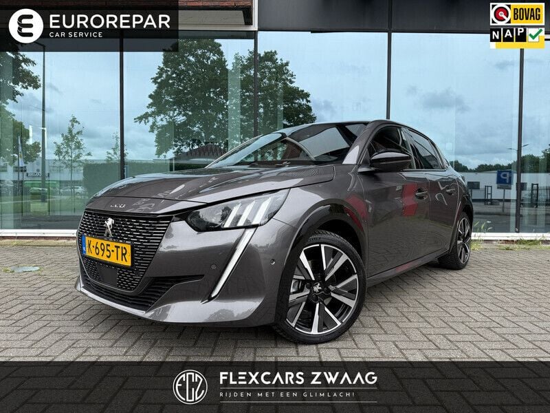Grijs Gebruikt 2021 Peugeot 208 GT Hatchback | € 16.490 (Eerlijke prijs) - Afbeelding 1/4