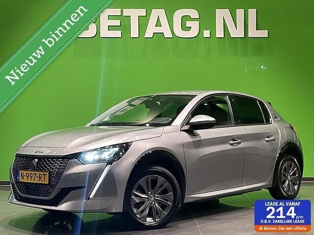 Grijs Gebruikt 2022 Peugeot e-208 Allure Hatchback | € 15.999 (Eerlijke prijs) - Afbeelding 1/4