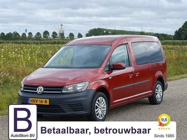 Rood Gebruikt 2016 VW Caddy Maxi Comfortline MPV | € 19.950 (Eerlijke prijs) - Afbeelding 1/4