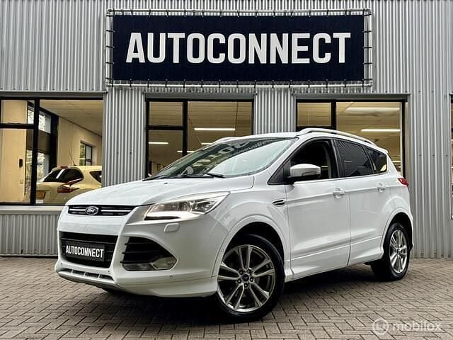 Wit Gebruikt 2014 Ford Kuga Titanium SUV | € 14.250 (Super prijs) - Afbeelding 1/4