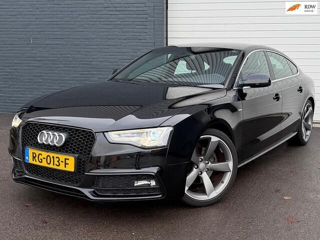 Zwart Gebruikt 2015 Audi A5 Sportback Sport Hatchback | € 15.850 (Iets duurder) - Afbeelding 1/4