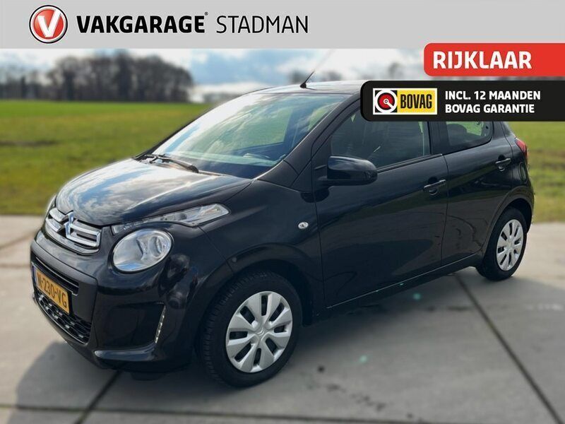Zwart Gebruikt 2021 Citroën C1 Feel Hatchback | € 10.950 (Eerlijke prijs) - Afbeelding 1/4