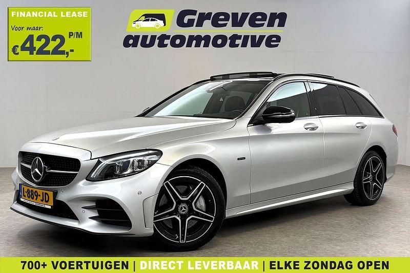 Zilver (metallic) Occasion 2021 Mercedes C300e AMG Stationwagen | € 25.900 (Eerlijke prijs) - Afbeelding 1/4