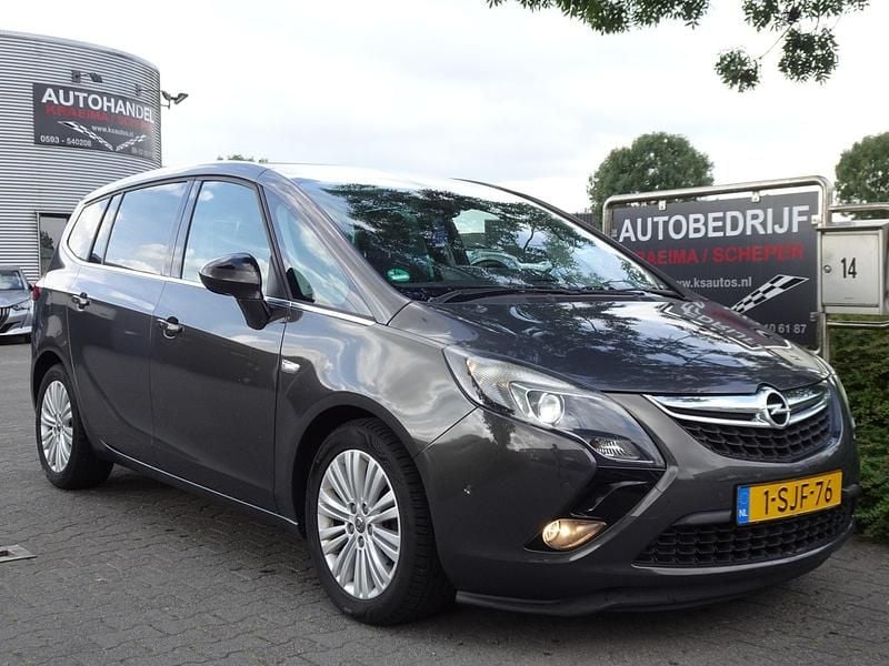 Grijs Gebruikt 2013 Opel Zafira Design Edition MPV | € 6.950 (Goede deal) - Afbeelding 1/4