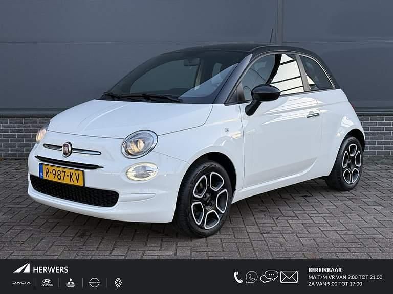 Bianco gelato & tetto nero vesuvio Occasion 2022 Fiat 500 Hatchback | € 12.435 (Goede deal) - Afbeelding 1/4