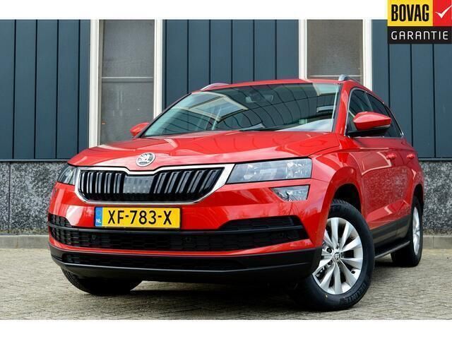 Rood Gebruikt 2019 Skoda Karoq Clever SUV | € 19.950 (Eerlijke prijs) - Afbeelding 1/4