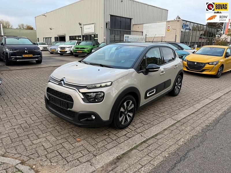 Beige Gebruikt 2020 Citroën C3 Feel Hatchback | € 11.950 (Eerlijke prijs) - Afbeelding 1/4