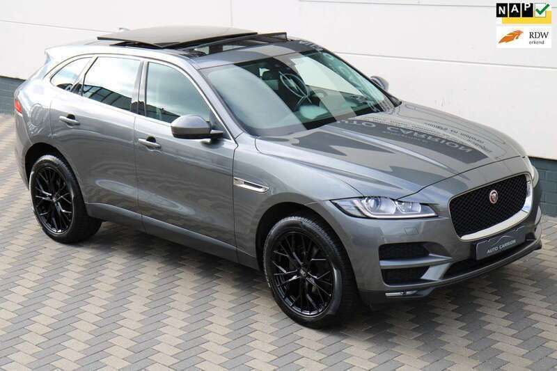 Grijs, metallic lak Gebruikt 2018 Jaguar F-Pace Portfolio SUV | € 18.995 (Goede deal) - Afbeelding 1/4