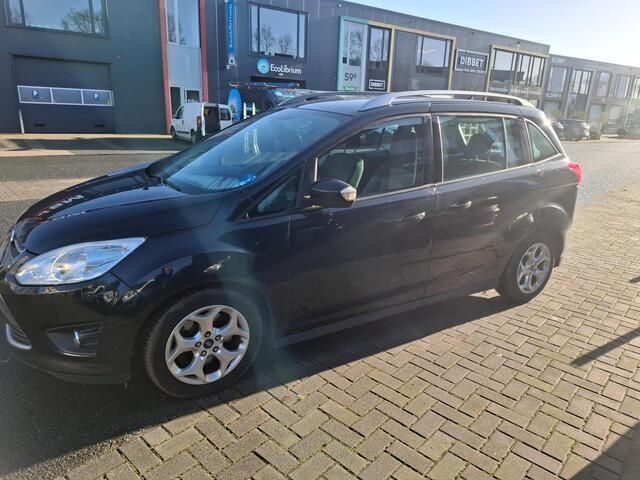 Zwart Gebruikt 2012 Ford Grand C-Max Trend MPV | € 2.000 (Super prijs) - Afbeelding 1/4