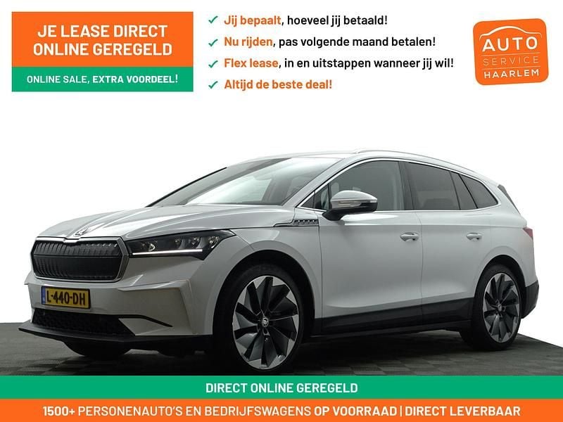 Wit metallic Occasion 2021 Skoda Enyaq iV SportLine SUV | € 29.900 - Afbeelding 1/4