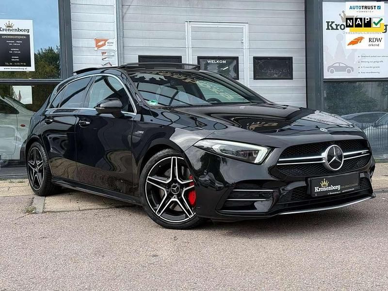 Zwart Gebruikt 2021 Mercedes A35 AMG Premium Plus Hatchback | € 41.450 - Afbeelding 1/4