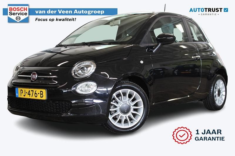 Zwart Gebruikt 2017 Fiat 500 Pop Star Hatchback | € 9.950 (Eerlijke prijs) - Afbeelding 1/4