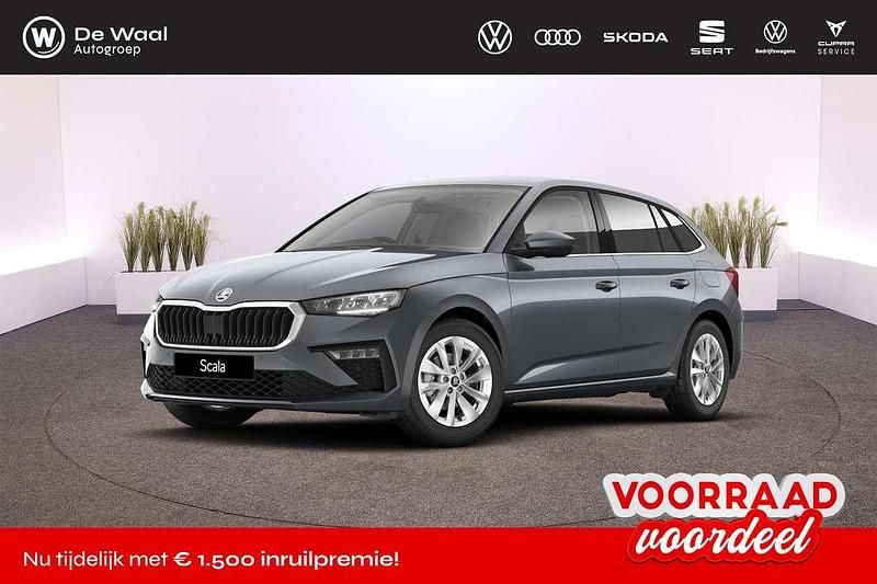 Zilver Nieuw 2025 Skoda Scala Business Line Hatchback | € 34.800 (Iets duurder) - Afbeelding 1/4