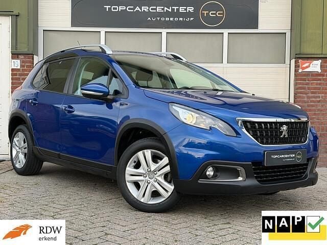 Blauw Gebruikt 2019 Peugeot 2008 Signature Sky SUV | € 13.499 (Super prijs) - Afbeelding 1/4