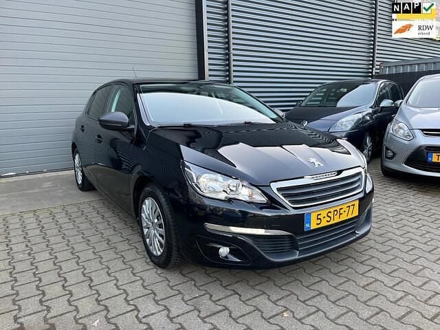 Zwart (metallic) Gebruikt 2013 Peugeot 308 Access Hatchback | € 1.995 (Super prijs) - Afbeelding 1/4