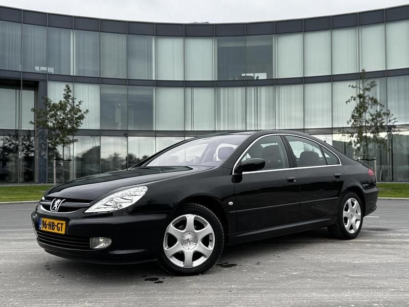 Zwart Gebruikt 2001 Peugeot 607 Sedan | € 1.995 - Afbeelding 1/4