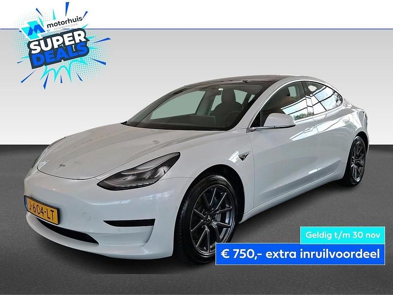 Wit Gebruikt 2020 Tesla Model 3 Standard Range Sedan | € 18.995 (Goede deal) - Afbeelding 1/4