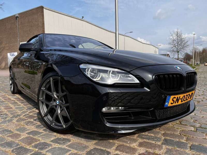 Zwart Gebruikt 2011 BMW 640 Cabriolet M Sport Cabriolet | € 24.950 - Afbeelding 1/4