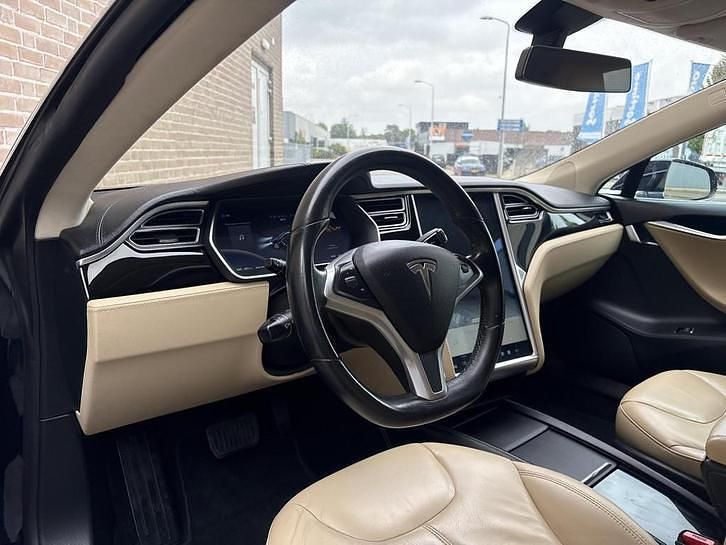 Occasion Tesla Model S 278 kW (378 PK) 2014 Blauw Hatchback