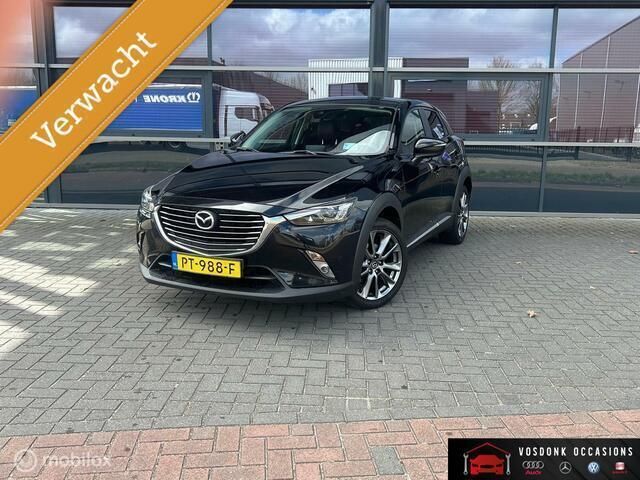 Zwart Gebruikt 2017 Mazda CX-3 Luxury SUV | € 15.999 (Eerlijke prijs) - Afbeelding 1/4
