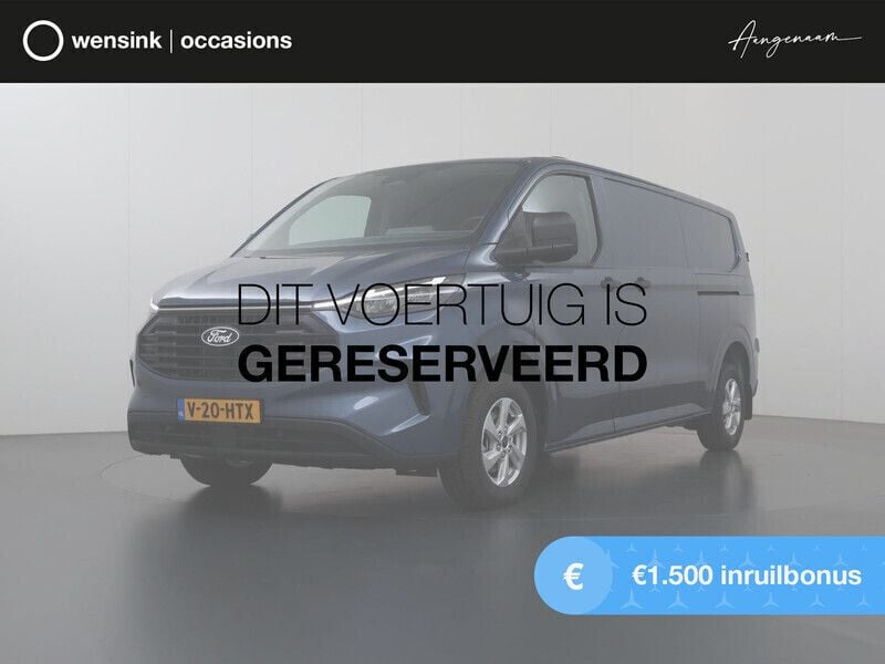 Blauw Nieuw 2024 Ford Transit Custom Trend Van | € 35.945 (Super prijs) - Afbeelding 1/4