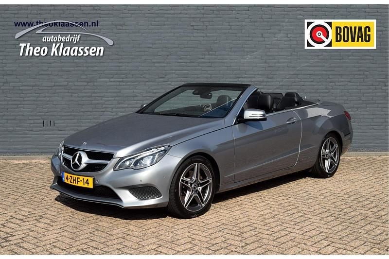 Grijs Gebruikt 2014 Mercedes E200 Edition Cabriolet | € 19.950 (Eerlijke prijs) - Afbeelding 1/4
