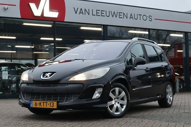 Zwart Gebruikt 2009 Peugeot 308 SW Stationwagen | € 1.448 (Goede deal) - Afbeelding 1/4