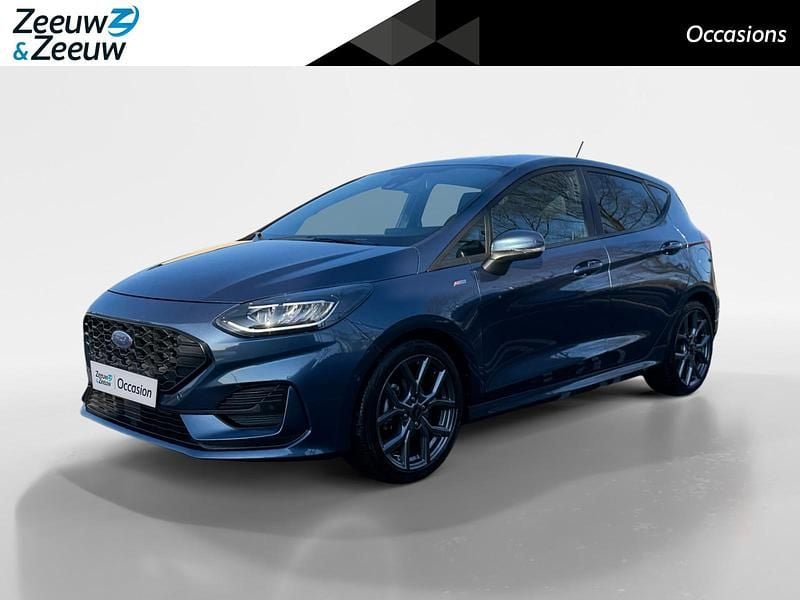 Blauw Occasion 2023 Ford Fiesta ST-Line X Hatchback | € 19.940 (Eerlijke prijs) - Afbeelding 1/4