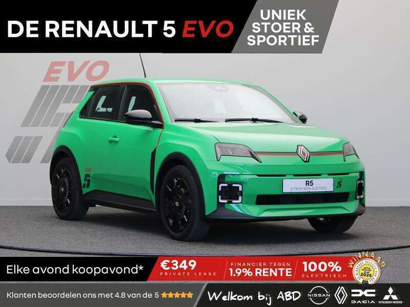 Vert cedre Nieuw 2025 Renault R5 Urban Hatchback | € 28.450 - Afbeelding 1/2