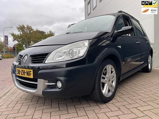 Zwart Gebruikt 2008 Renault Scénic II MPV | € 1.995 (Eerlijke prijs) - Afbeelding 1/4